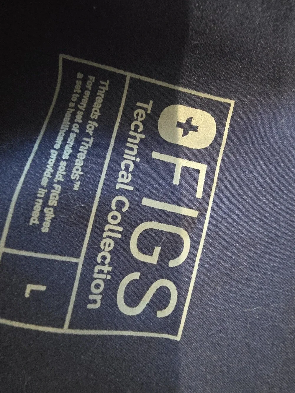 {L} FIGS Men's Technical Collection Scrub Trousers Pants Navy